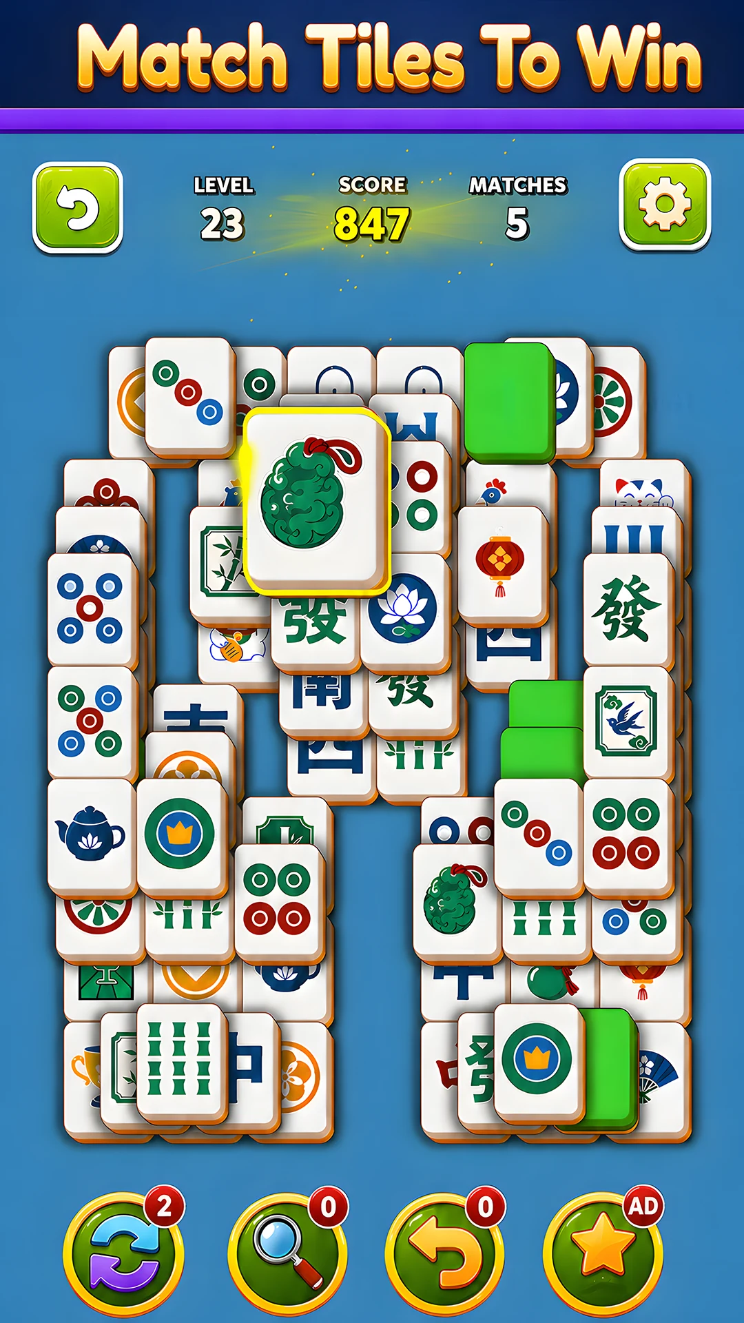 Mahjong Puzzle Odyssey screenshot